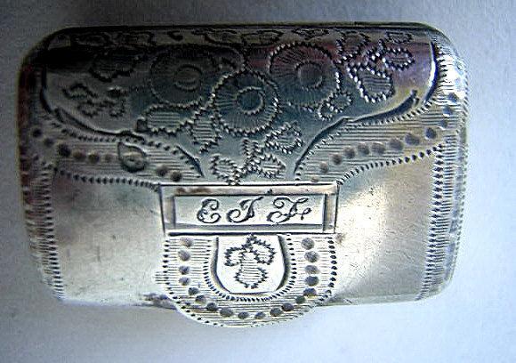 Vinaigrette English Sterling silver Purse /