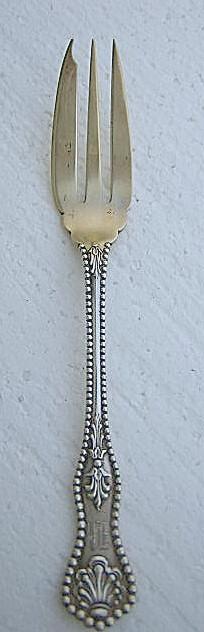 Charles II Serving Fork D & H Sterling Silver