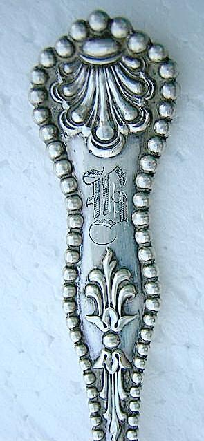 Charles II Serving Fork D & H Sterling Silver