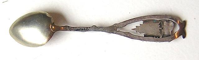 Montreal Souvenir twig handle Sterling Silver Notre Dame Cathedral