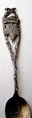 Montreal Souvenir twig handle Sterling Silver Notre Dame Cathedral