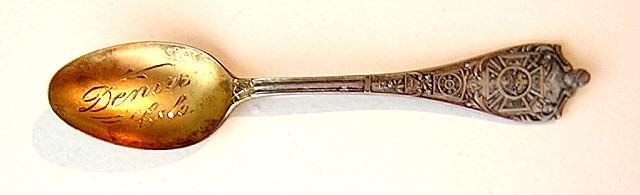 Denver Colorado Souvenir Spoon Sterling Silver