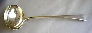 Faurn Ely & Chawner Soup Ladle London Sterling