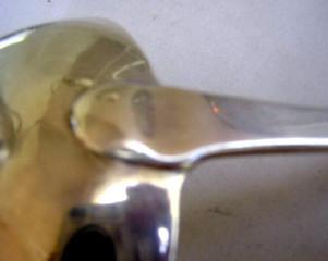 Faurn Ely & Chawner Soup Ladle London Sterling