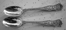 Tiffany Olympian 2 Oval Soup spoons Sterling