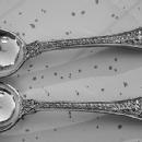 Tiffany Olympian 2 Oval Soup spoons Sterling