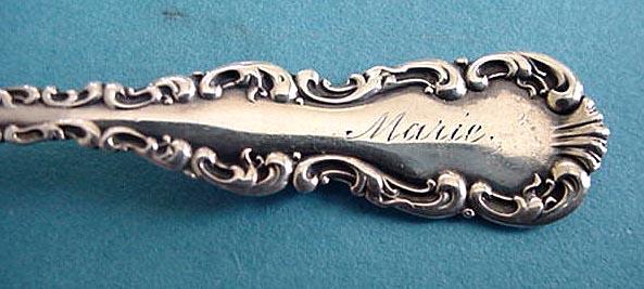 Louis XV Whiting master salt spoon sterling