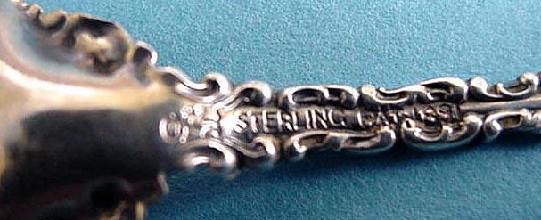 Louis XV Whiting master salt spoon sterling
