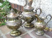 Ball Tompkins & Black Teapot Creamer & Sugar and Waste Bowl Coin Silver
