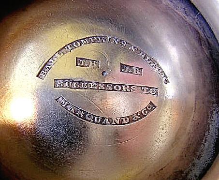 Ball Tompkins & Black Teapot Creamer & Sugar and Waste Bowl Coin Silver