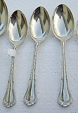 Norfolk Oval Soup spoons Three Gorham Sterling