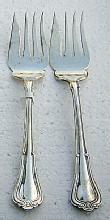 Norfolk Meat Forks Two Gorham Sterling Silver