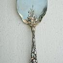 Bridal Rose Pie Server Alvin Sterling Silver