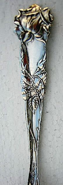 Bridal Rose Pie Server Alvin Sterling Silver