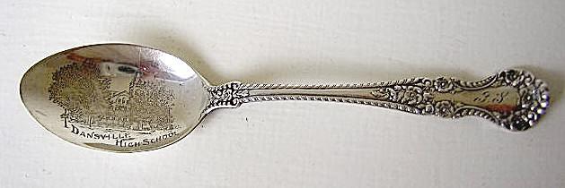 Souvenir Dansville NY High School Gorham Cambridge Sterling silver