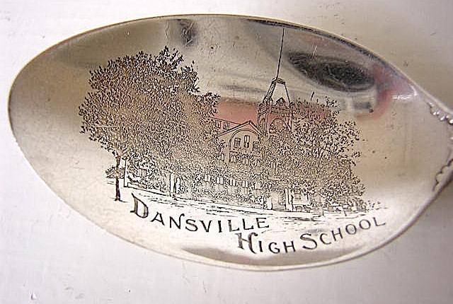 Souvenir Dansville NY High School Gorham Cambridge Sterling silver