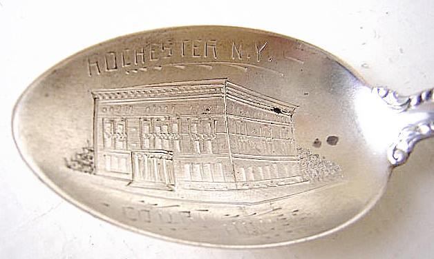 Souvenir Rochester NY Court House Alvin Florentine Sterling silver