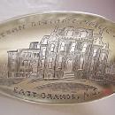 souvenir spoon East Orange NJ Eastern District Public School Gorham Newcastle Sterling Silver