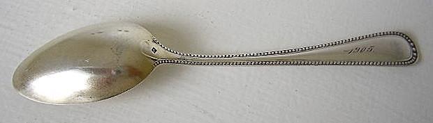 souvenir spoon East Orange NJ Eastern District Public School Gorham Newcastle Sterling Silver