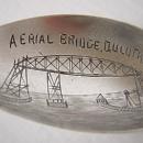 Souvenir spoon Aerial Bridge Duluth MN Sterling Silver
