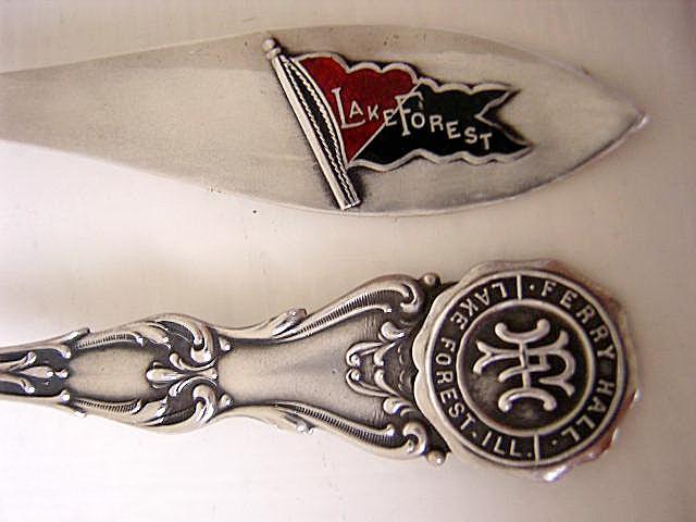 Lake Forest ILL Ferry Hall Souvenir Spoons