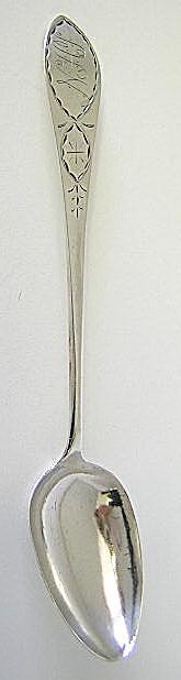 DP Early Tablespoon Coin Silver