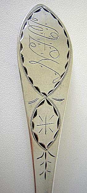 DP Early Tablespoon Coin Silver