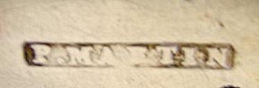 WmW White New York NY Coin silver teaspoon 1827- 1841