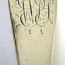 London 1835 Oval dessert Spoon Sterling Silver