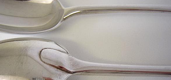 London 1894-95 Tablespoons 3 GMJ heavy sterling