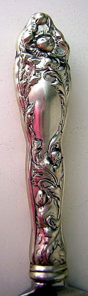 Love Disarmed Cake Knife Figural Woman Reed &