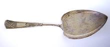 Pie Server bird on branches engraved blade