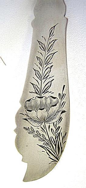 Hotchkiss & Schreuder Master Butter Knife Lily
