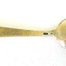 Russian enamel wirework demitasse spoon gold