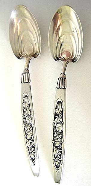 Chrysanthemum custom demitasse Spoon Whiting