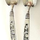 Chrysanthemum custom demitasse Spoon Whiting