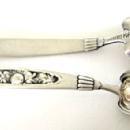 Chrysanthemum custom demitasse Spoon Whiting