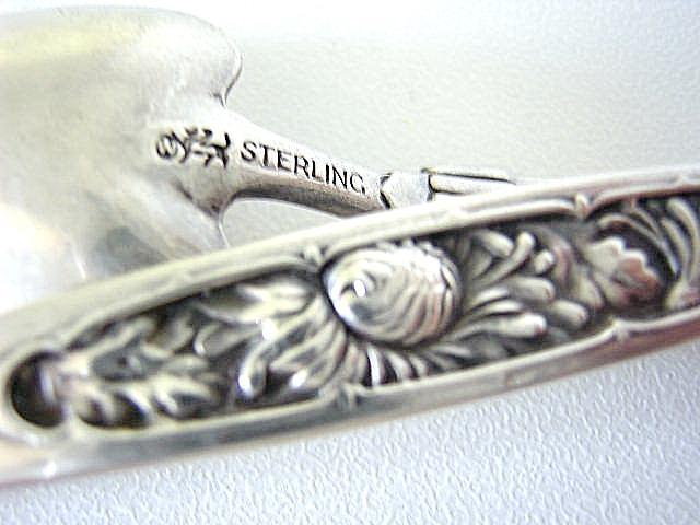 Chrysanthemum custom demitasse Spoon Whiting
