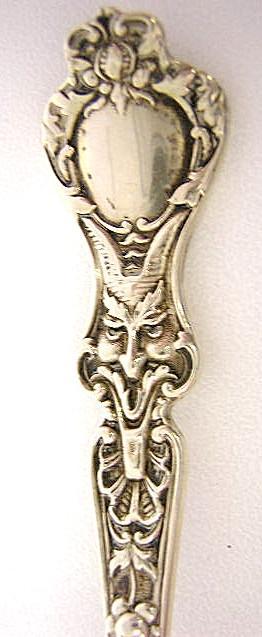 Nuremburg Pierced Olive Spoon Alvin Sterling