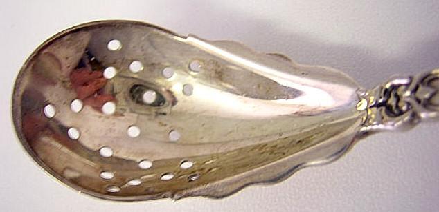 Nuremburg Pierced Olive Spoon Alvin Sterling