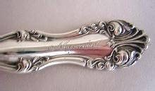 George VI Lettuce fork Frank Smith Sterling Silver Mamie