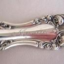 George VI Lettuce fork Frank Smith Sterling Silver Mamie