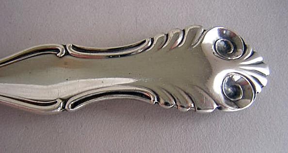 George VI Lettuce fork Frank Smith Sterling Silver Mamie