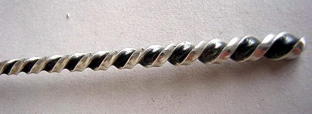 #128 Lettuce fork Towle Sterling Silver Twist