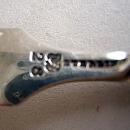 #128 Lettuce fork Towle Sterling Silver Twist