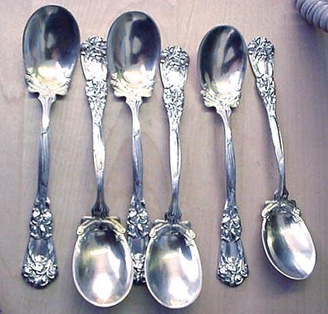 Iris Durgin Ice Cream Spoons gw sterling