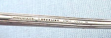English King Tiffany Cream Ladle sterling