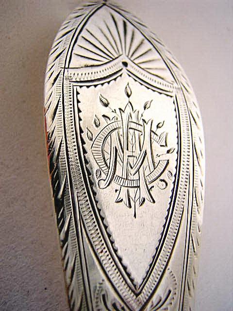 Berry Spoons Tiffany Sterling Silver Bright-cut