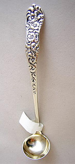 Rococo Mustard Ladle D & H sterling Silver