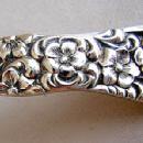 Rococo Mustard Ladle D & H sterling Silver